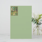 Robin Hood en Little John Briefpapier (Staand voorkant)