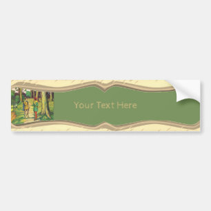 Robin Hood en Little John bumpersticker