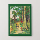 Robin Hood en Little John Button (Voorkant)