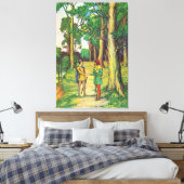 Robin Hood en Little John Canvas Afdruk (Insitu (Slaapkamer))