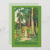 Robin Hood en Little John Kaart (Voorkant / Achterkant)