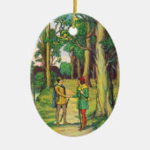 Robin Hood en Little John Keramisch Ornament (Voorkant)