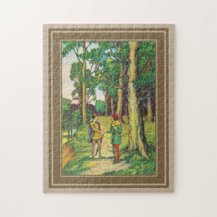 Robin Hood en Little John Legpuzzel