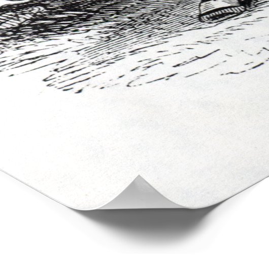 Robin Hood en Little John Poster (Hoek)