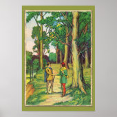 Robin Hood en Little John Poster (Voorkant)
