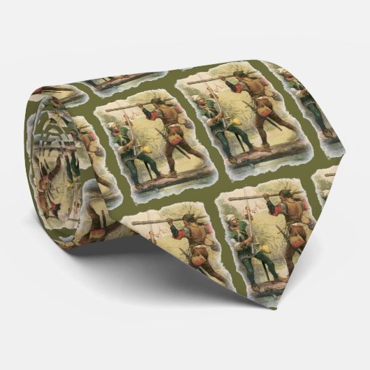 Robin Hood en Little John Stropdas (Opgerold)