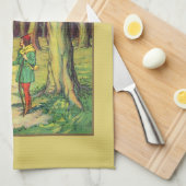 Robin Hood en Little John Theedoek (Quarter Fold)