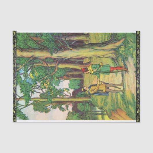 Robin Hood en Little John Tissuepapier (Voorkant)