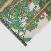 Robin Hood en Little John Tissuepapier (Detail)