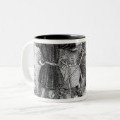 Robin Hood en Little John Tweekleurige Koffiemok (Voorkant links)