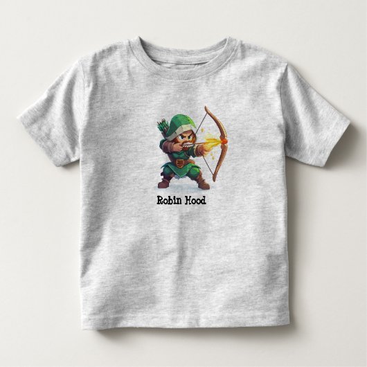 Robin Hood en Sectral Arrow Aangepaste naam Kinder Shirts (Voorkant)