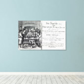Robin Hood en zijn moeder Canvas Afdruk (Insitu (Houten vloer))