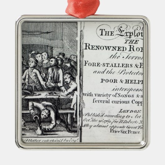 Robin Hood en zijn moeder Metalen Ornament (Voorkant)