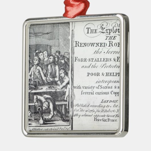 Robin Hood en zijn moeder Metalen Ornament (Links)