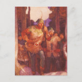 Robin Hood en Zijne Mannen van de NC Wyeth Briefkaart (Voorkant)