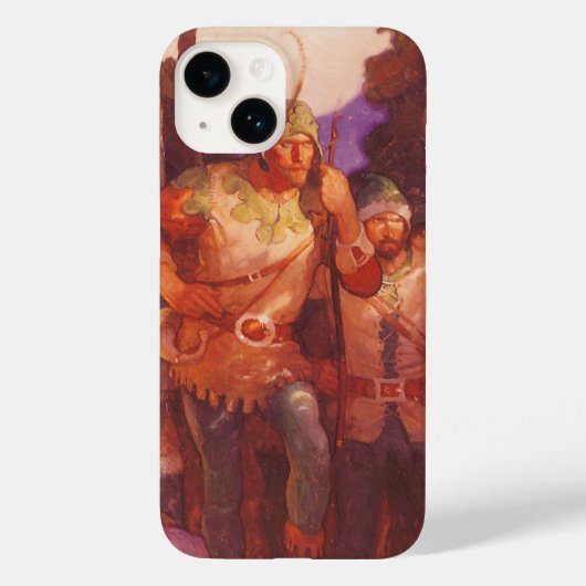 Robin Hood en Zijne Mannen van de NC Wyeth Case-Mate iPhone Case (Achterkant)