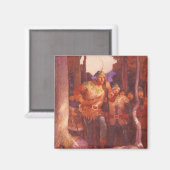  Robin Hood en Zijne Mannen van de NC Wyeth Magneet (Voorkant / Achterkant)