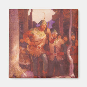 Robin Hood en Zijne Mannen van de NC Wyeth Magneet