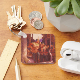 Robin Hood en Zijne Mannen van de NC Wyeth Sleutelhanger