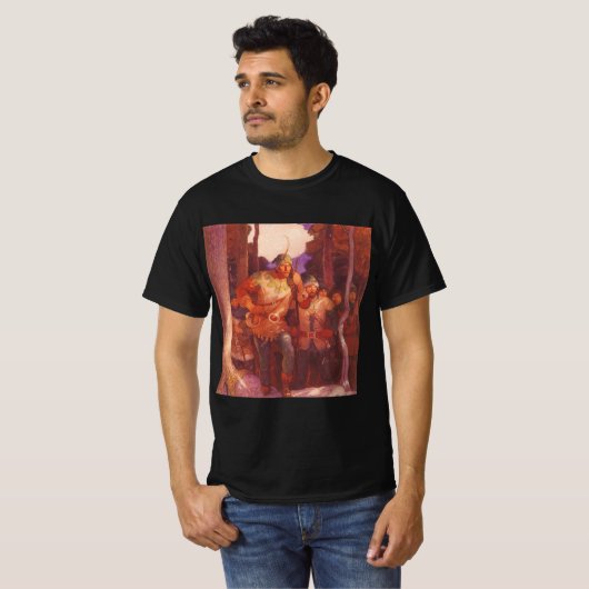  Robin Hood en Zijne Mannen van de NC Wyeth T-shirt (Voorkant volledig)