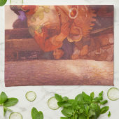  Robin Hood en Zijne Mannen van de NC Wyeth Theedoek (Gevouwen)