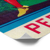 Robin Hood Fern LabelWashington Poster (Hoek)