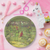 Robin Hood in de Borden van het bosboek Papieren Bordje (Feest)