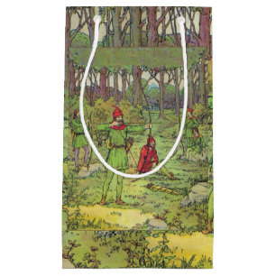 Robin Hood in de bostas met kleine cadeaus Klein Cadeauzakje