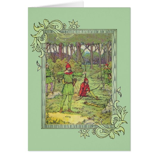 Robin Hood in het bos (Voorkant)