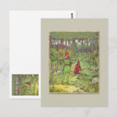 Robin Hood in het bos Briefkaart (Voorkant / Achterkant)