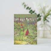 Robin Hood in het Bos Briefkaart (Staand voorkant)