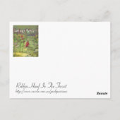 Robin Hood in het Bos Briefkaart (Achterkant)