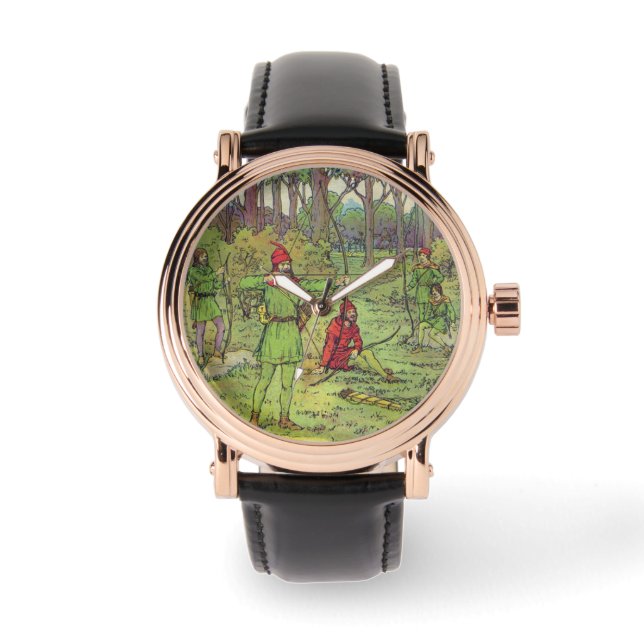 Robin Hood in het bos Horloge (Voorkant)