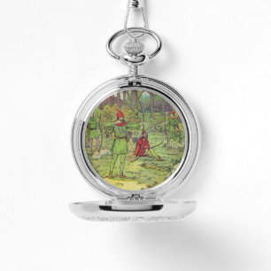 Robin Hood in het bos Horloge