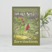 Robin Hood in het bos Kaart (Staand voorkant)