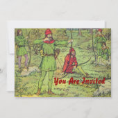Robin Hood in het bos Kaart (Voorkant)