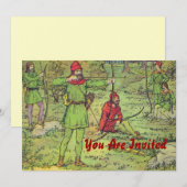 Robin Hood in het bos Kaart (Voorkant / Achterkant)