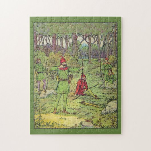 Robin Hood in het bos Legpuzzel (Verticaal)