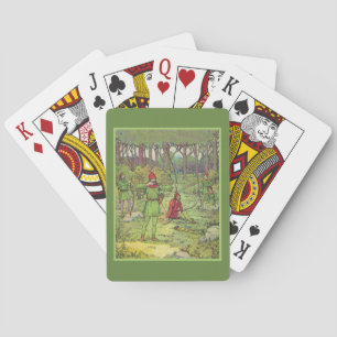 Robin Hood in het bos  Pokerkaarten
