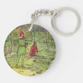 Robin Hood in het bos Sleutelhanger (Achterkant)