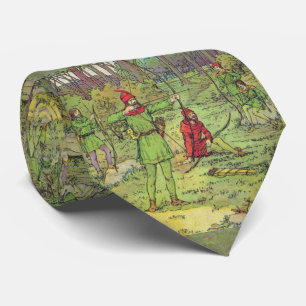Robin Hood in het bos Stropdas