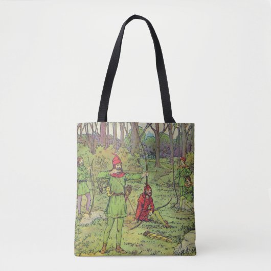 Robin Hood in het bos Tote Bag (Voorkant)