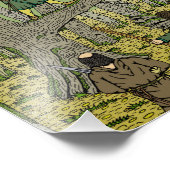 Robin Hood in Sherwood Forest Foto Afdruk (Hoek)