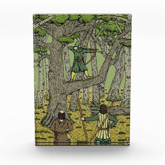 Robin Hood in Sherwood Forest Fotoblokken (Voorkant)