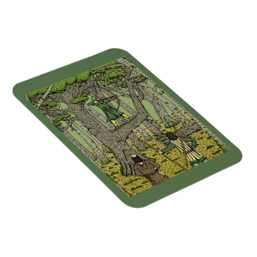 Robin Hood in Sherwood Forest Magneet (Rechterzijde)