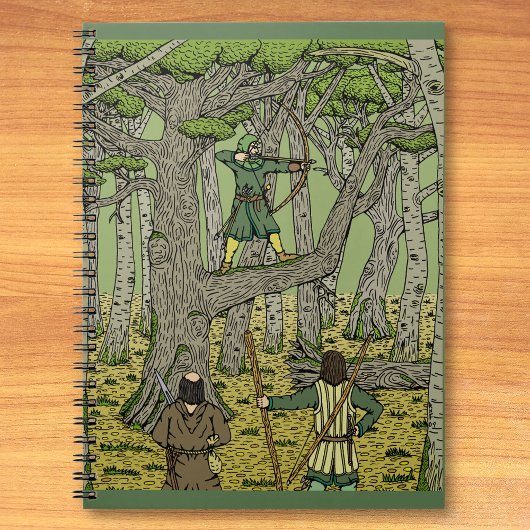 Robin Hood in Sherwood Forest Notitieboek