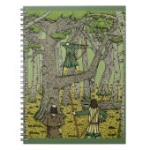 Robin Hood in Sherwood Forest Notitieboek (Voorkant)