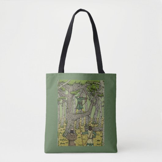 Robin Hood in Sherwood Forest Tote Bag (Voorkant)