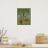 Robin Hood in Sherwood Woud Poster (Keuken)