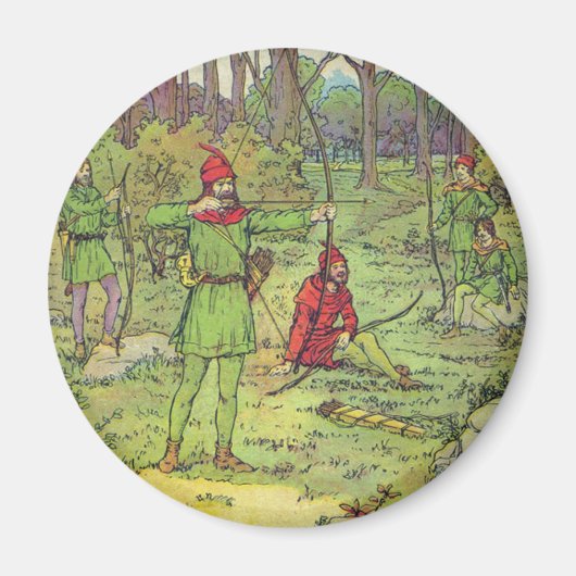 Robin Hood In The Forest  Magneet (Voorkant)